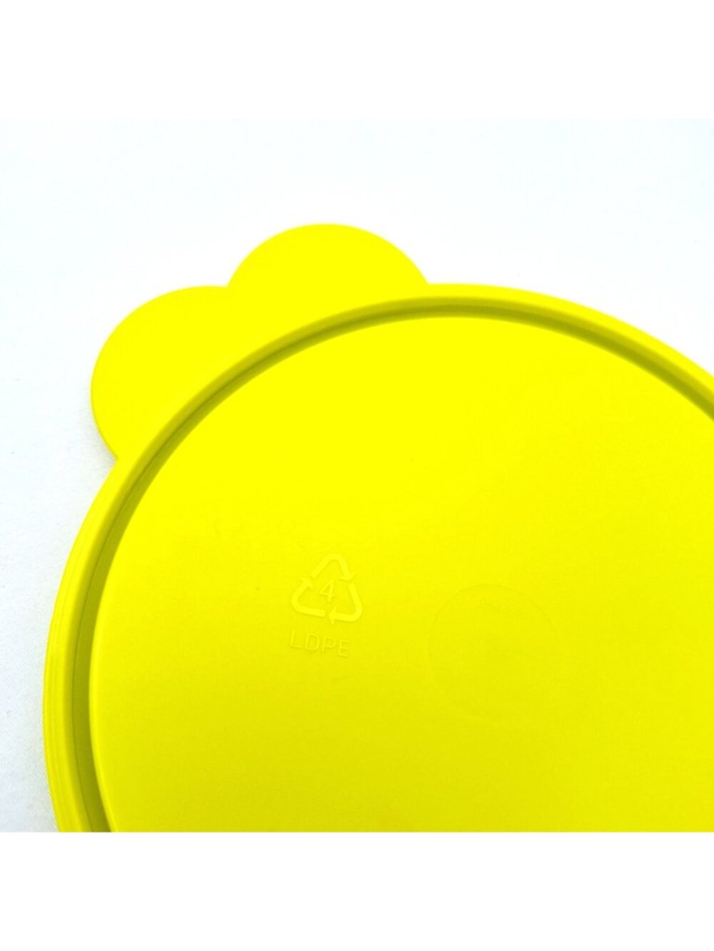 Tupperware Yellow Green C Seal Lid 2541D-2 Replacement Part Oversize Tab - Picture 4 of 5